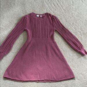 GAP Mauve Knit Dress for Kids